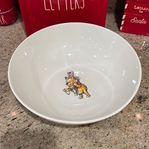 Winnie the Pooh and Friends Christmas Serving Bowl